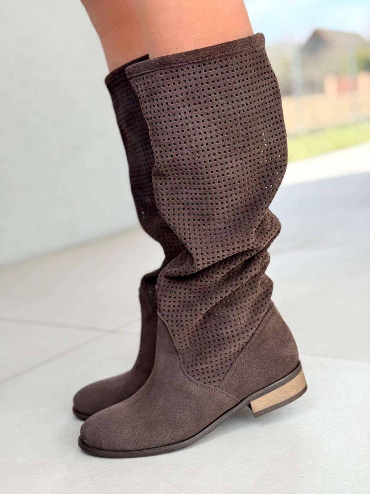 Wyjątkowe kozaki OLEKSY ze skóry Polskiej produkcji