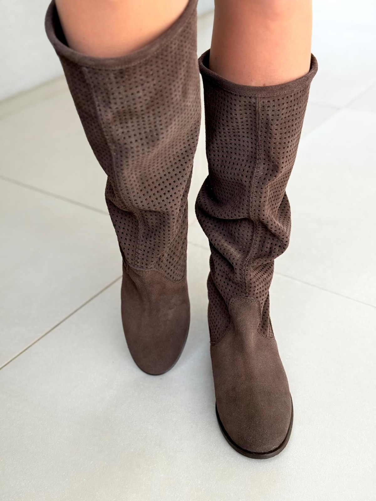 Wyjątkowe kozaki OLEKSY ze skóry Polskiej produkcji