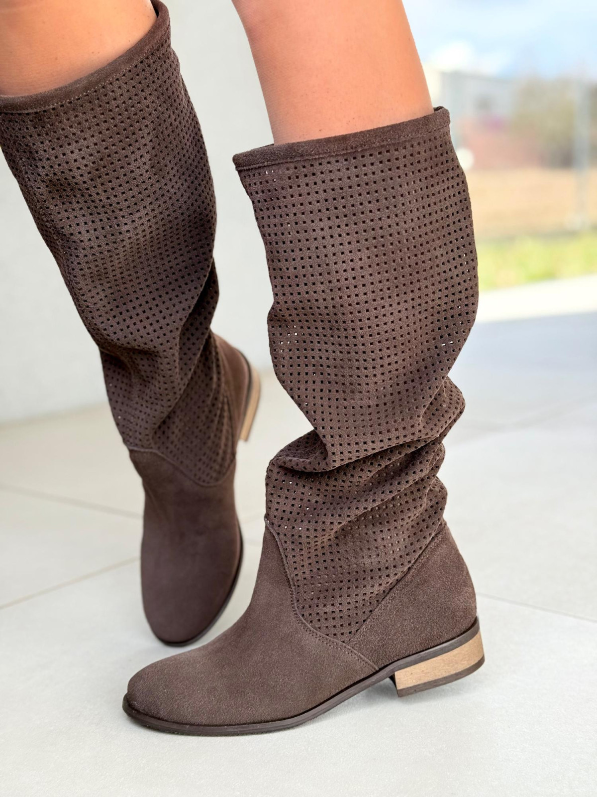 Wyjątkowe kozaki OLEKSY ze skóry Polskiej produkcji