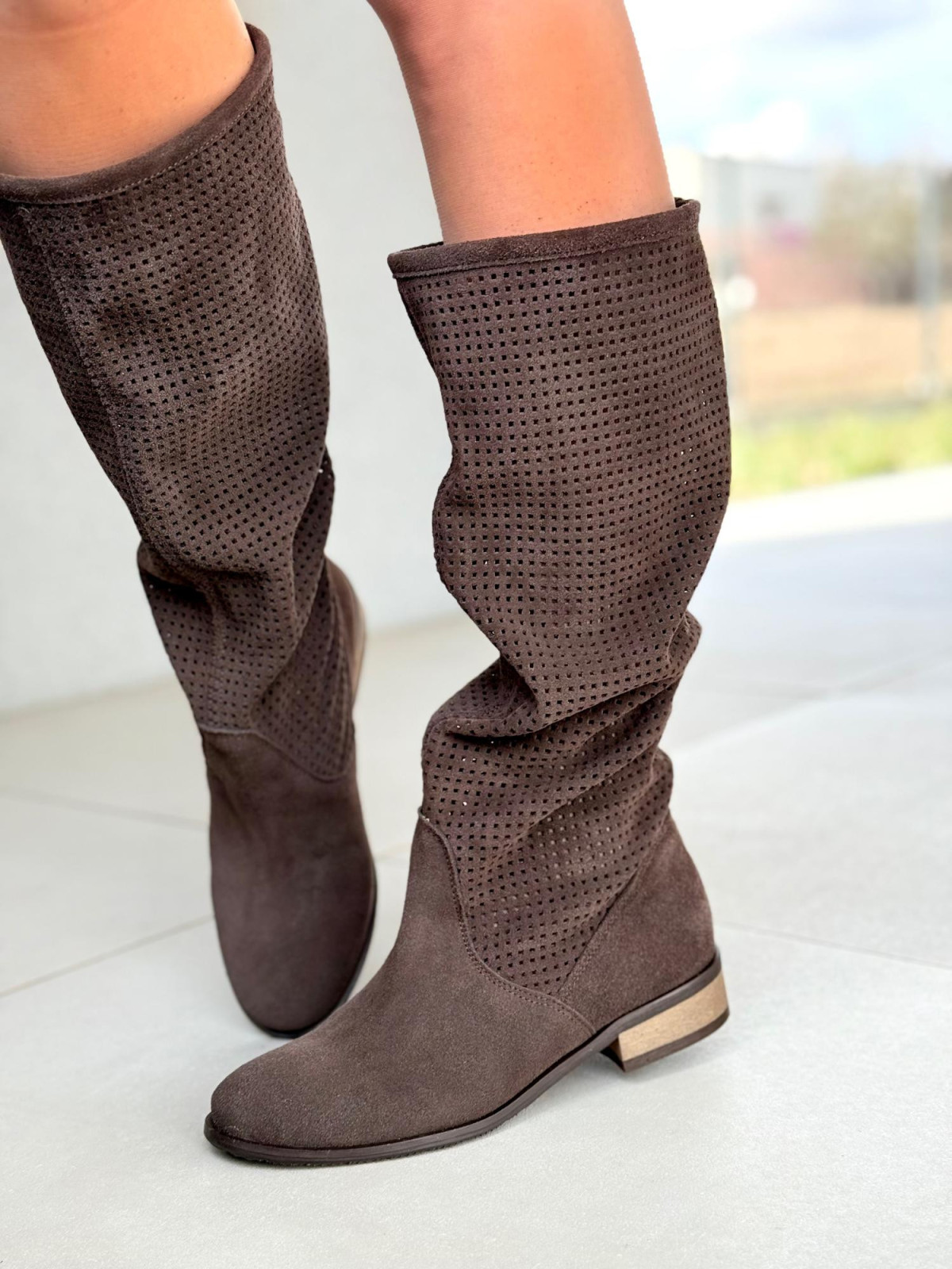 Wyjątkowe kozaki OLEKSY ze skóry Polskiej produkcji