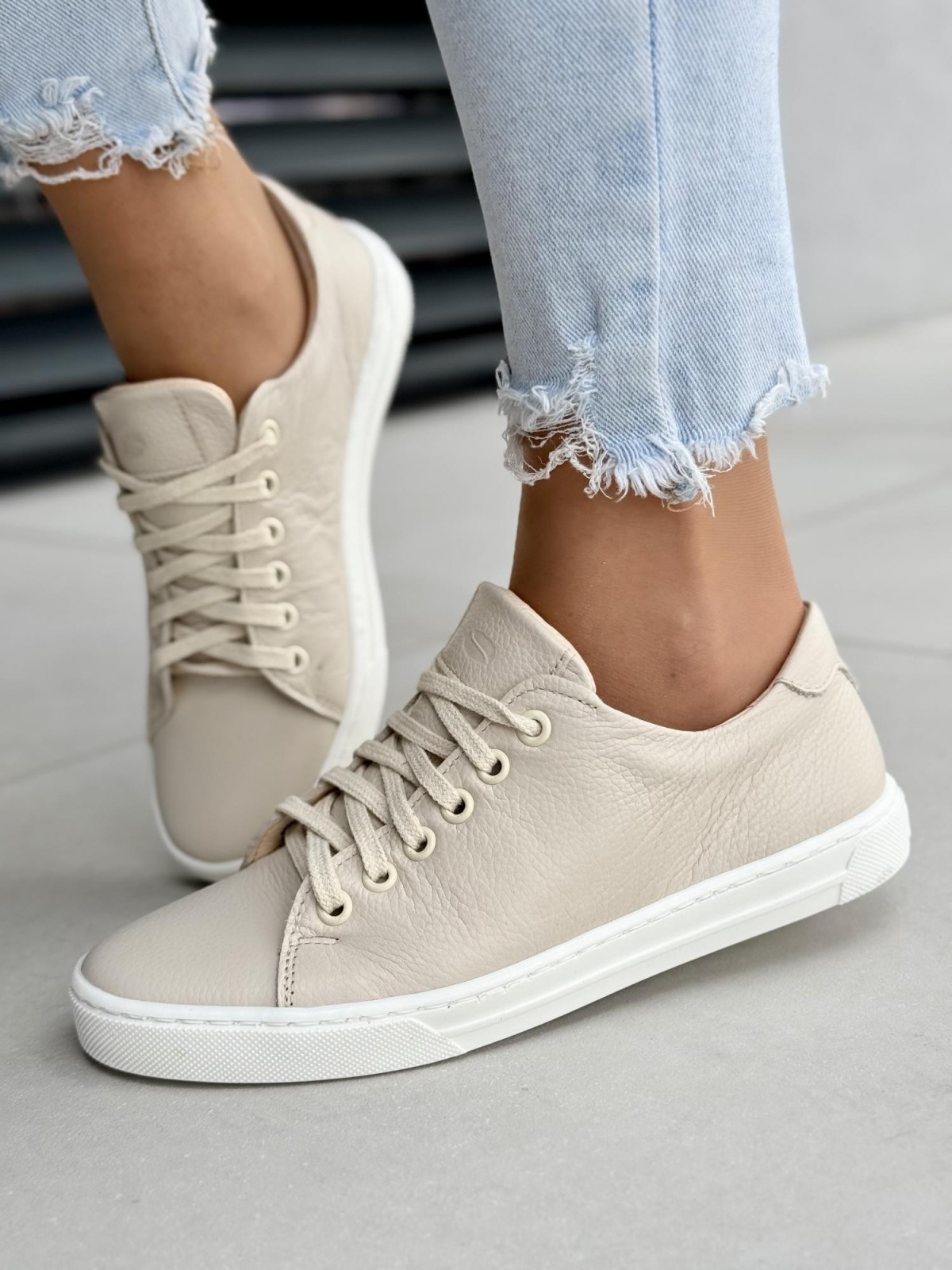 Sandałki damskie OLEKSY ze skóry naturalnej Polskiej produkcji