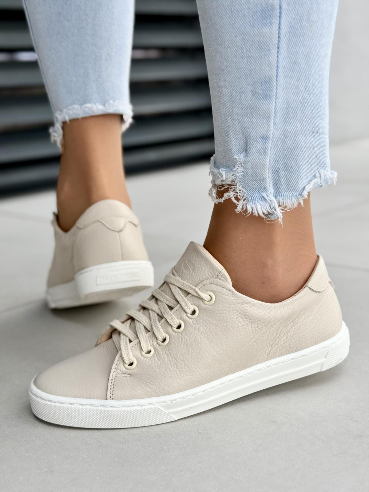 Sandałki damskie OLEKSY ze skóry naturalnej Polskiej produkcji