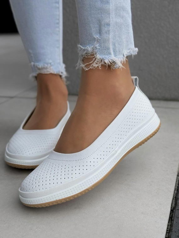 Balerinki ze skóry naturalnej