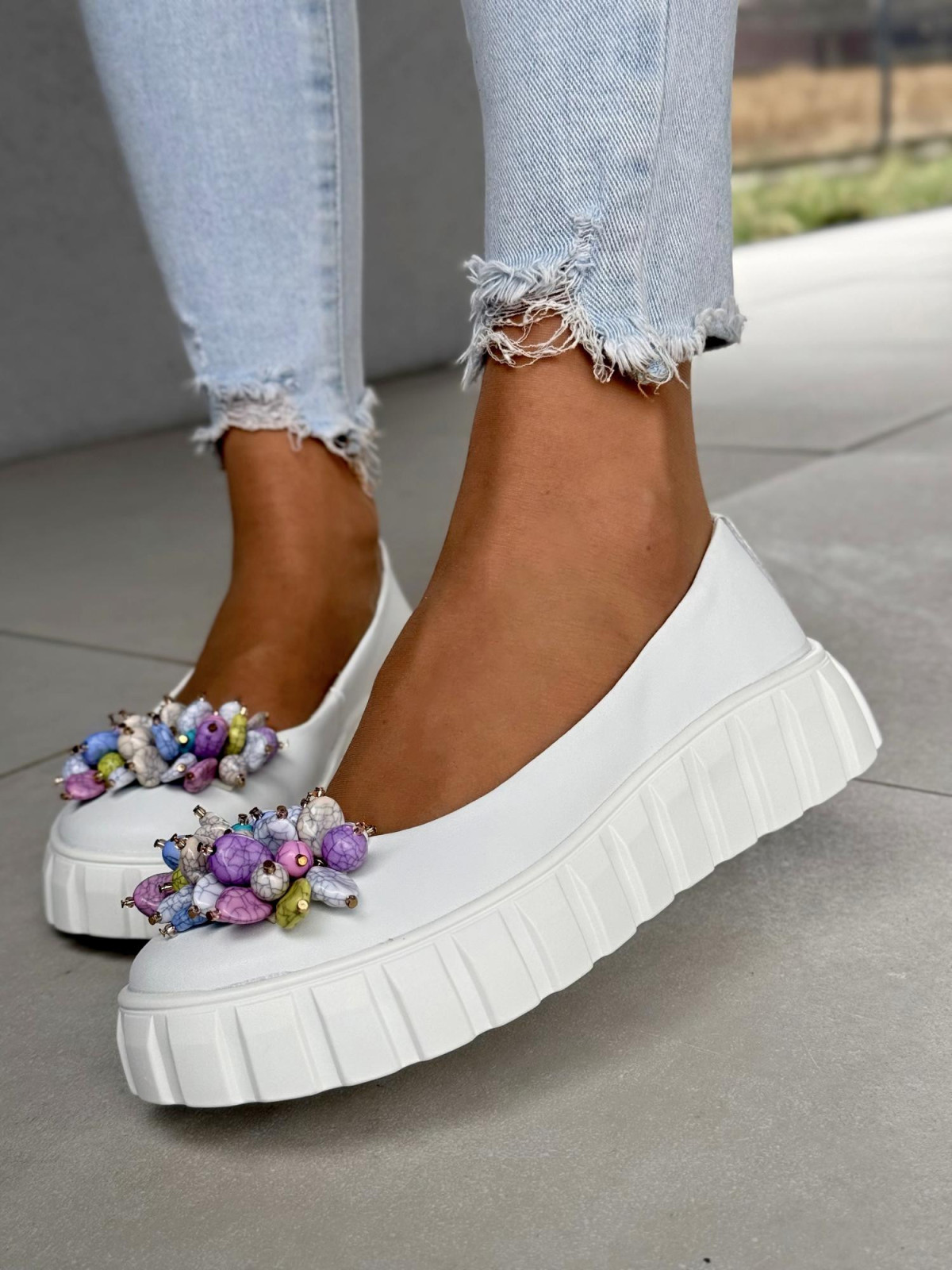 Wyjątkowe balerinki ze skóry naturalnej