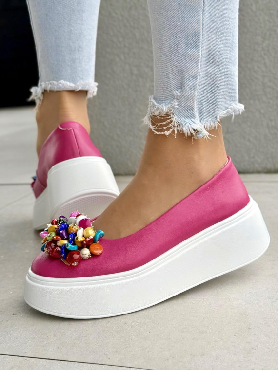 Balerinki ze skóry naturalnej