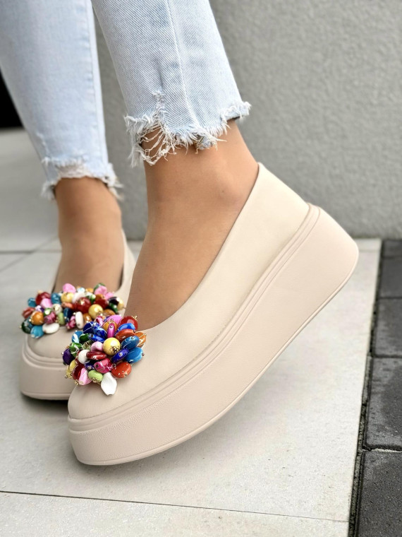 Wyjątkowe balerinki ze skóry naturalnej