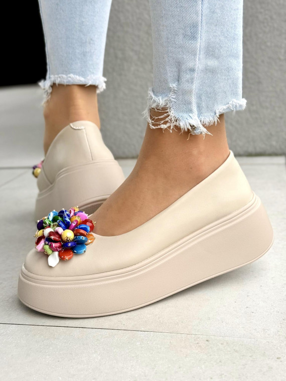 Wyjątkowe balerinki ze skóry naturalnej