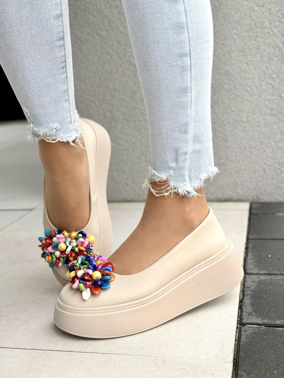 Wyjątkowe balerinki ze skóry naturalnej