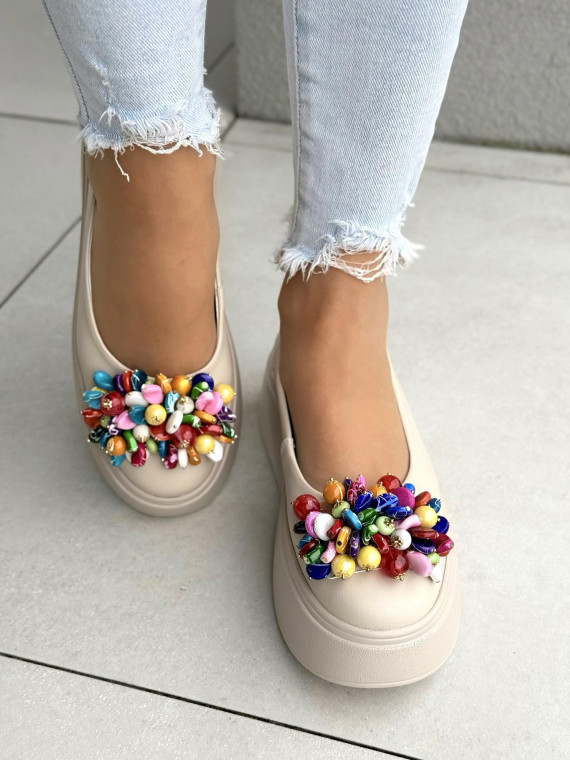 Wyjątkowe balerinki ze skóry naturalnej