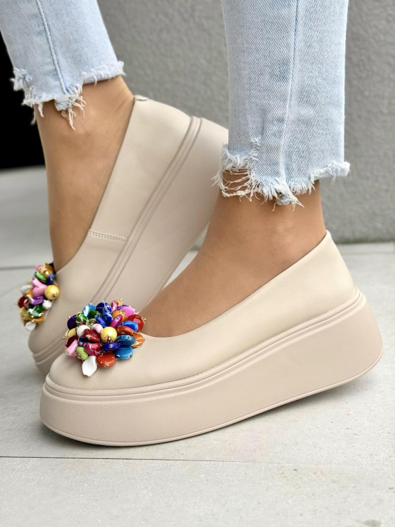 Wyjątkowe balerinki ze skóry naturalnej