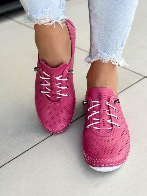 Sneakersy damskie ze skóry naturalnej