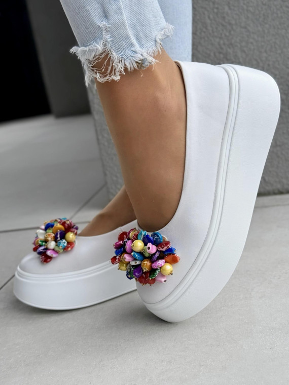 Wyjątkowe balerinki ze skóry naturalnej