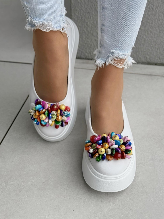 Wyjątkowe balerinki ze skóry naturalnej