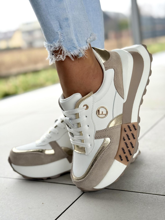 Sneakersy damskie ze skóry naturalnej