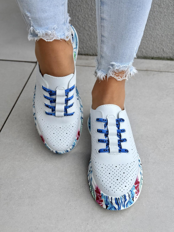 Sneakersy damskie ze skóry naturalnej