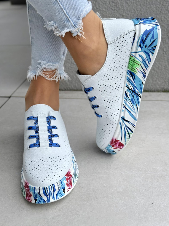 Sneakersy damskie ze skóry naturalnej