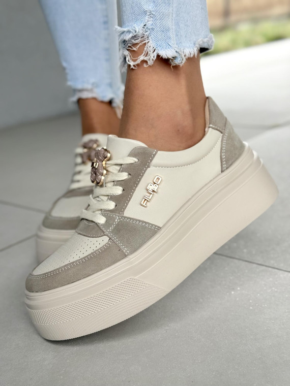 Sneakersy damskie ze skóry naturalnej