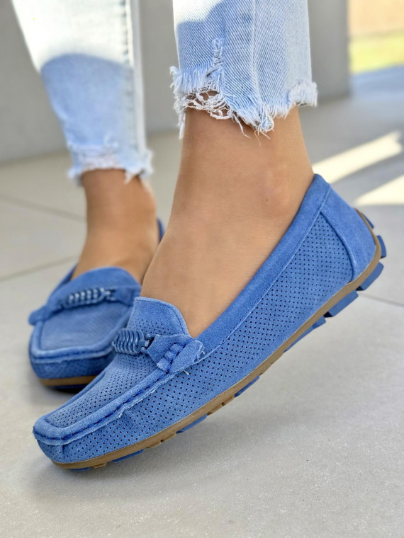 Mega wygodne mokasyny damskie ze skóry naturalnej