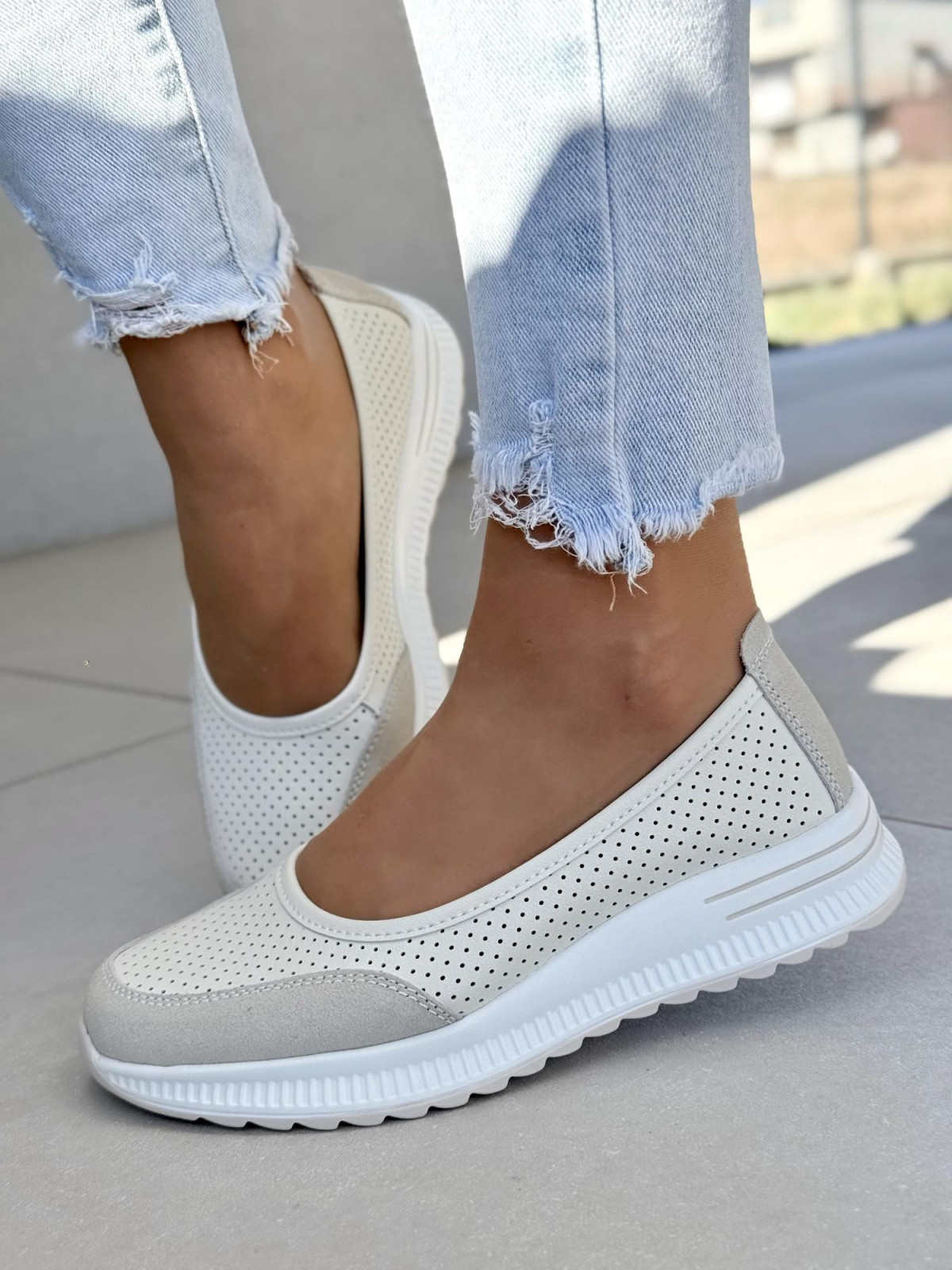 Balerinki ze skóry naturalnej