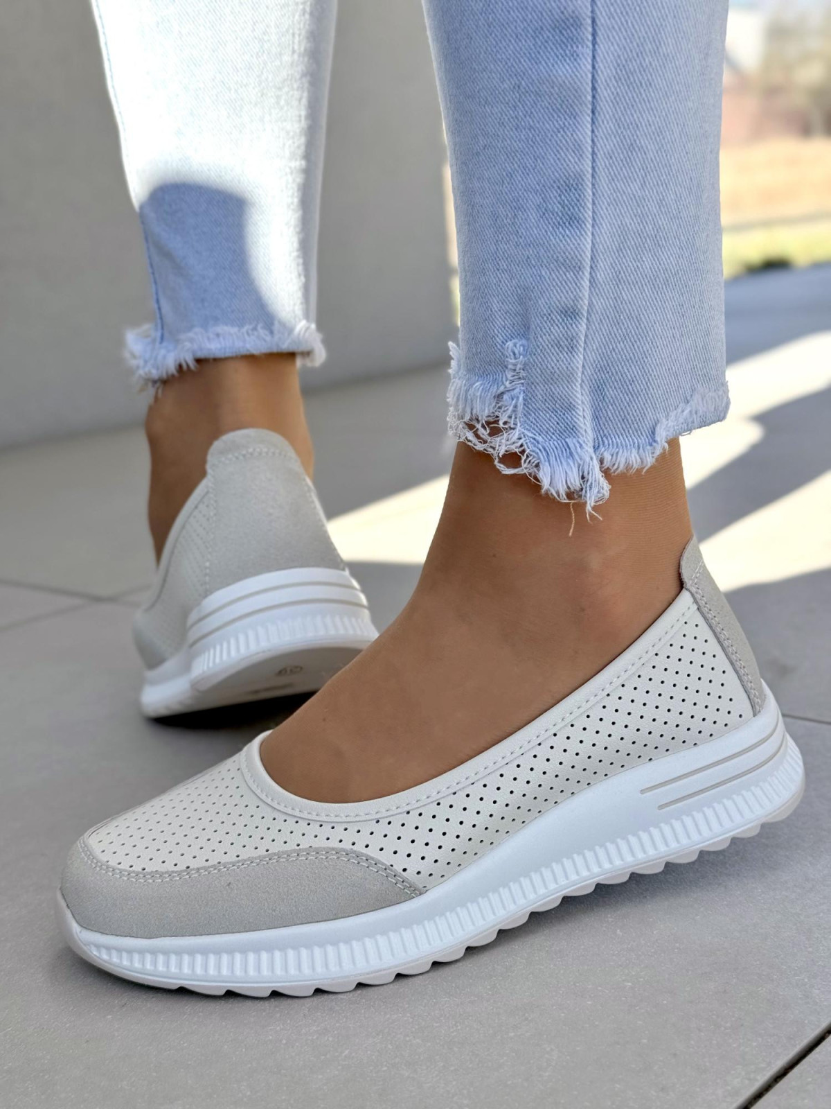 Balerinki ze skóry naturalnej