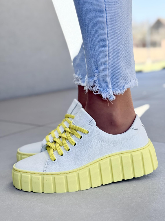 Sneakersy damskie OLEKSY ze skóry naturalnej Polskiej produkcji