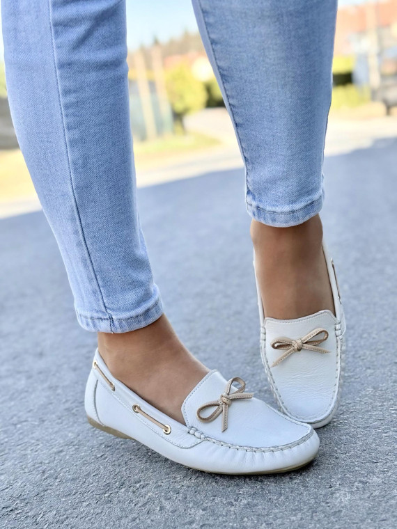 Mokasyny damskie OLEKSY ze skóry naturalnej