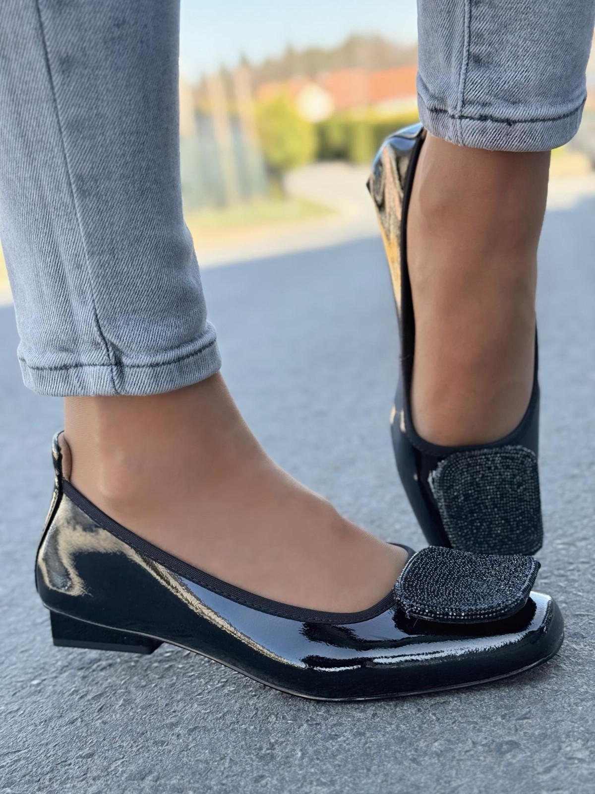 Wyjątkowe balerinki ze skóry naturalnej