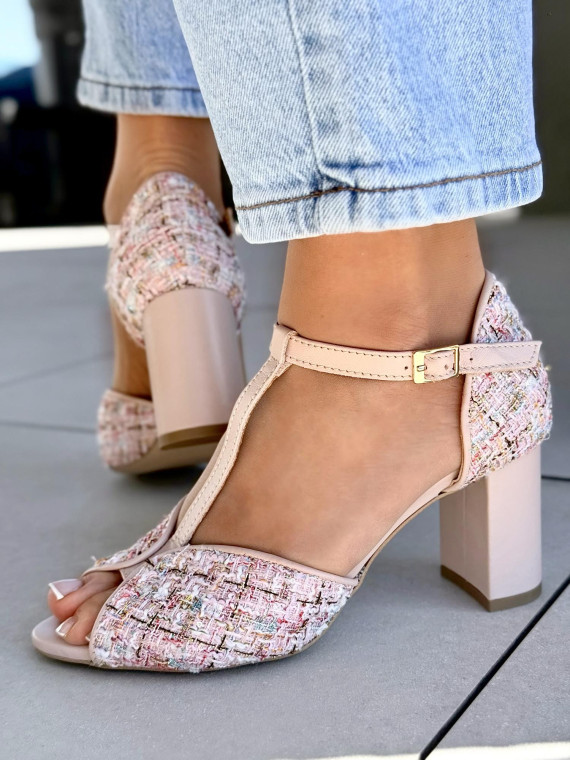 Wyjątkowe sandały damskie OLEKSY ze skóry naturalnej Polskiej produkcji