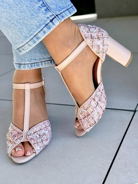 Wyjątkowe sandały damskie OLEKSY ze skóry naturalnej Polskiej produkcji