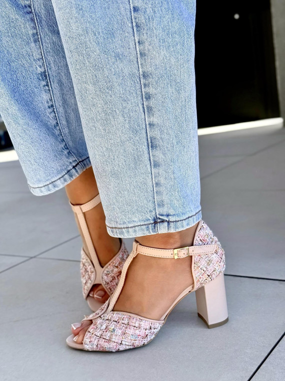 Wyjątkowe sandały damskie OLEKSY ze skóry naturalnej Polskiej produkcji