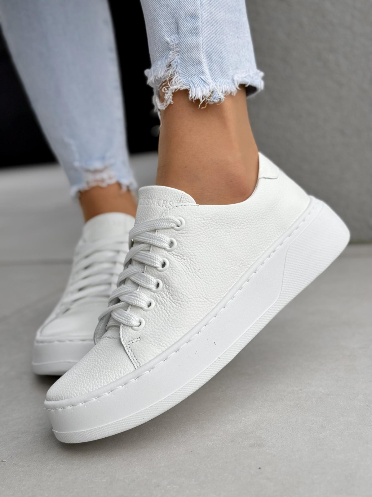 Sneakersy damskie OLEKSY ze skóry naturalnej Polskiej produkcji