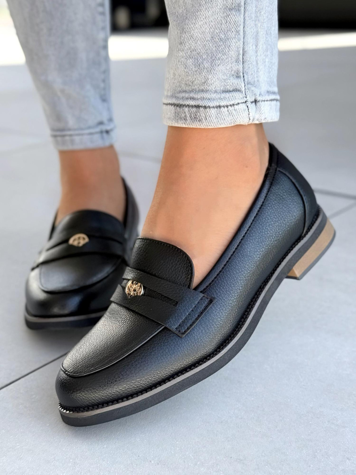 Mega wygodne mokasyny damskie ze skóry naturalnej