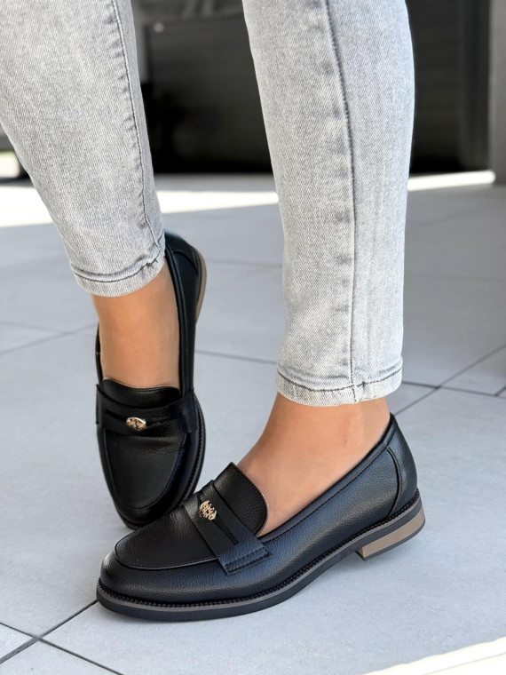 Mega wygodne mokasyny damskie ze skóry naturalnej