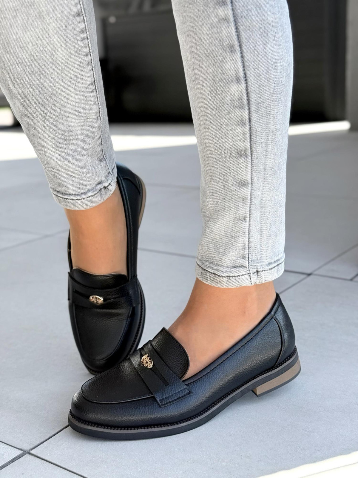 Mega wygodne mokasyny damskie ze skóry naturalnej