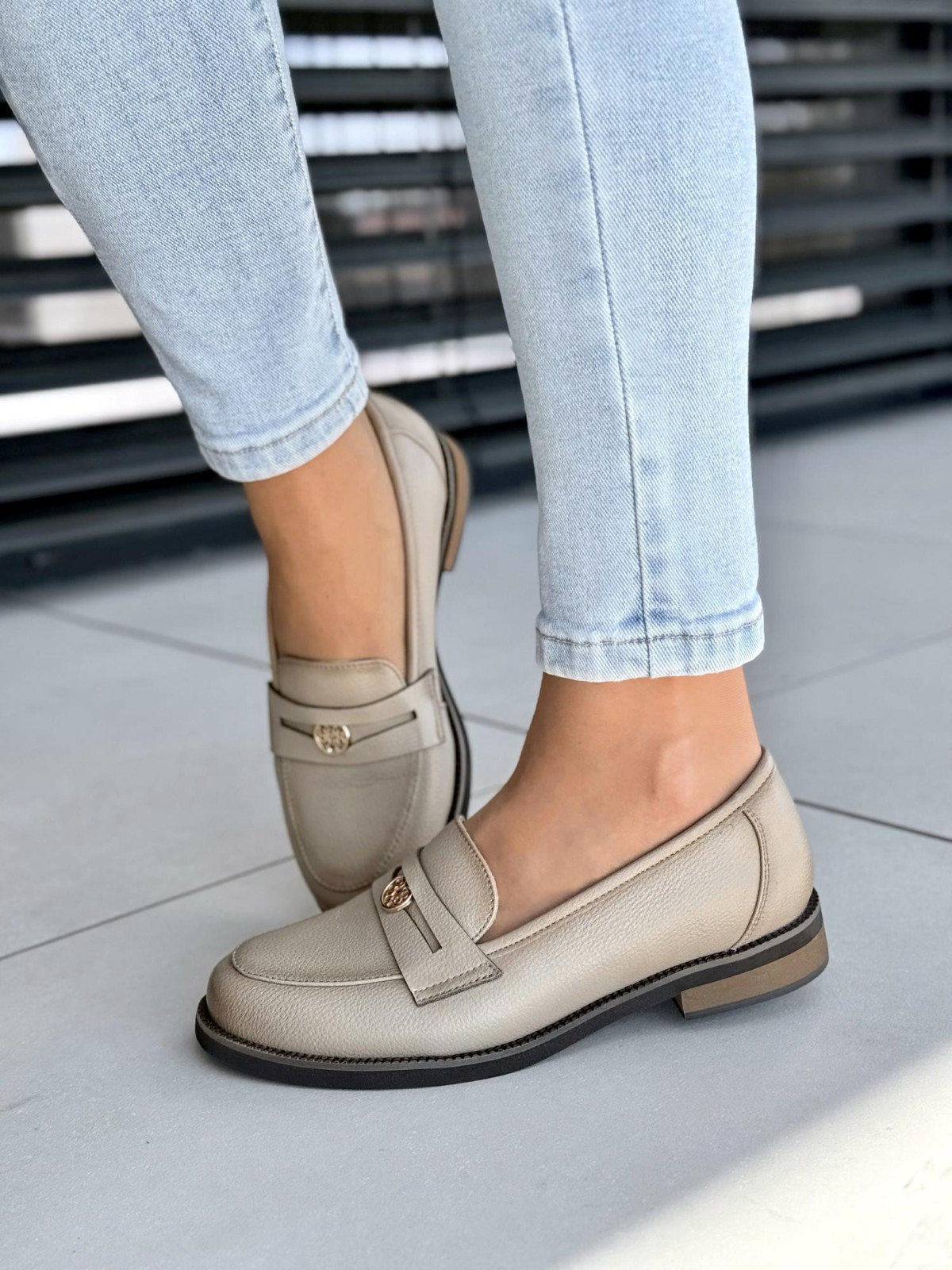 Mega wygodne mokasyny damskie ze skóry naturalnej