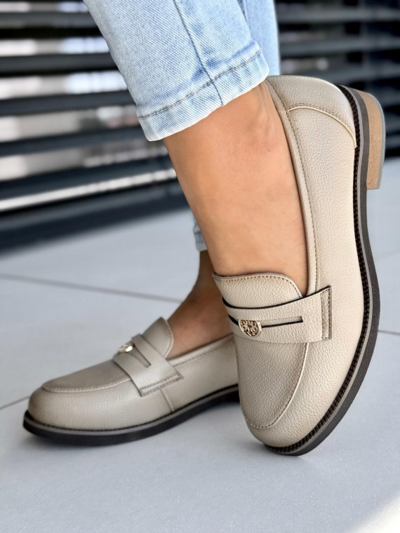 Mega wygodne mokasyny damskie ze skóry naturalnej