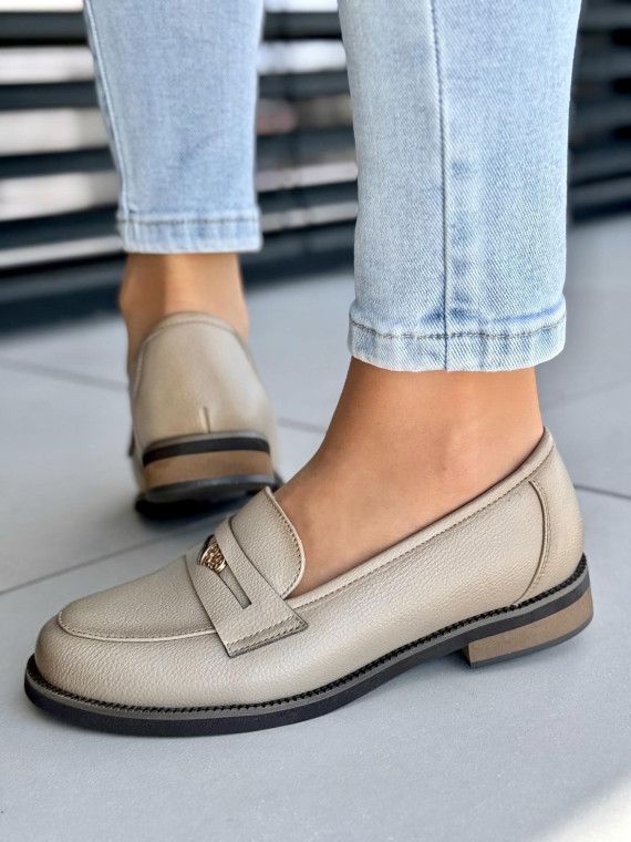 Mega wygodne mokasyny damskie ze skóry naturalnej