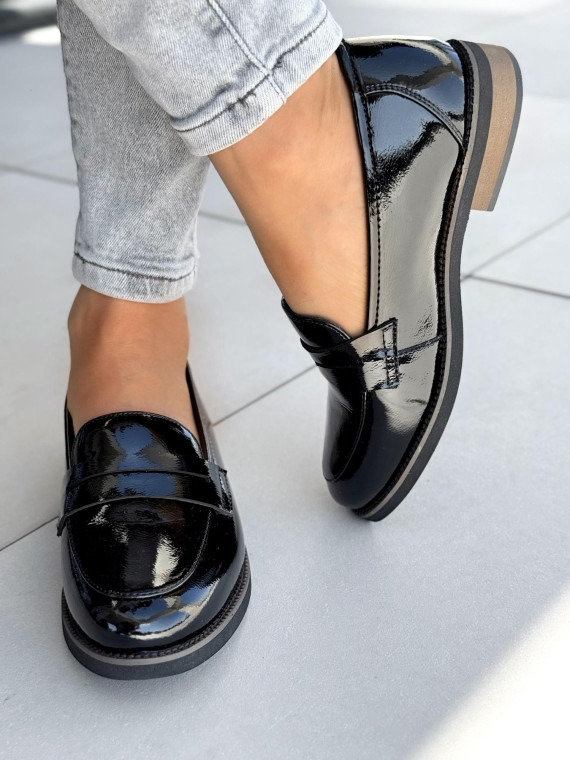 Mega wygodne mokasyny damskie ze skóry naturalnej