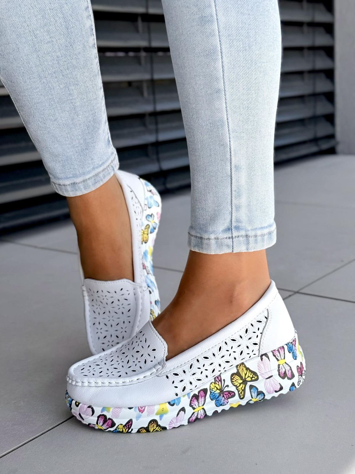 Mokasyny damskie ze skóry naturalnej