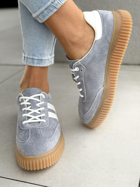 Sneakersy damskie ze skóry naturalnej