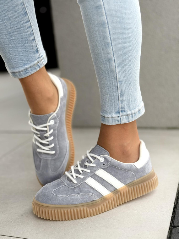 Sneakersy damskie ze skóry naturalnej