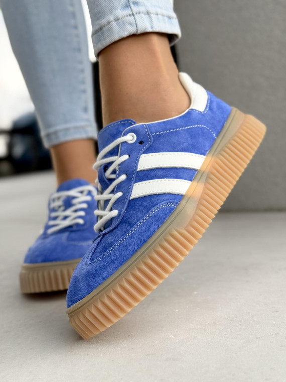 Sneakersy damskie ze skóry naturalnej