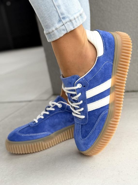 Sneakersy damskie ze skóry naturalnej