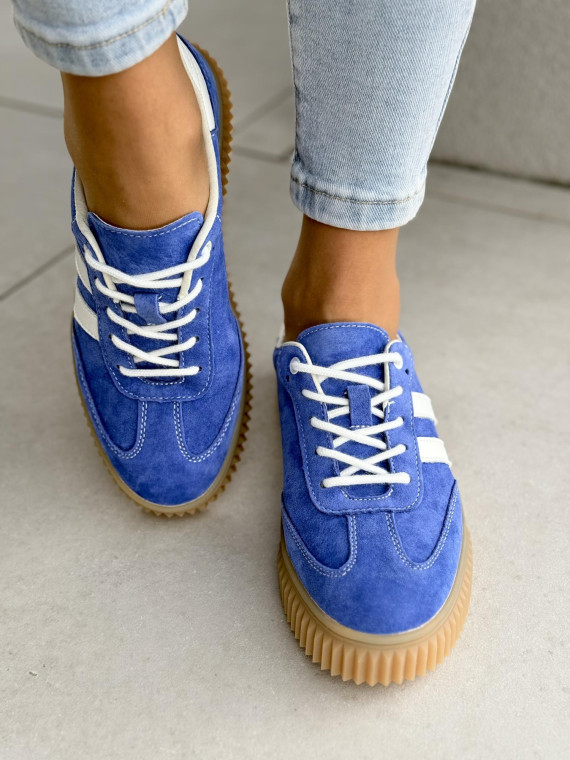 Sneakersy damskie ze skóry naturalnej