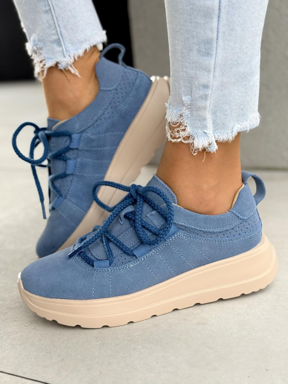 Sneakersy damskie ze skóry naturalnej