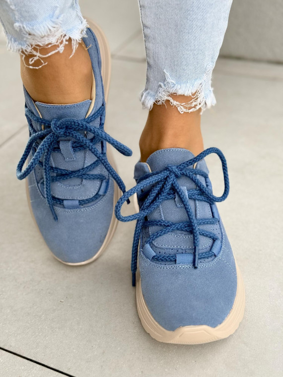 Sneakersy damskie ze skóry naturalnej