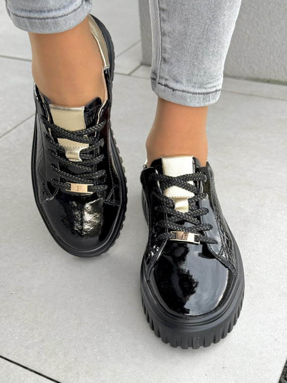 Sneakersy damskie ze skóry naturalnej