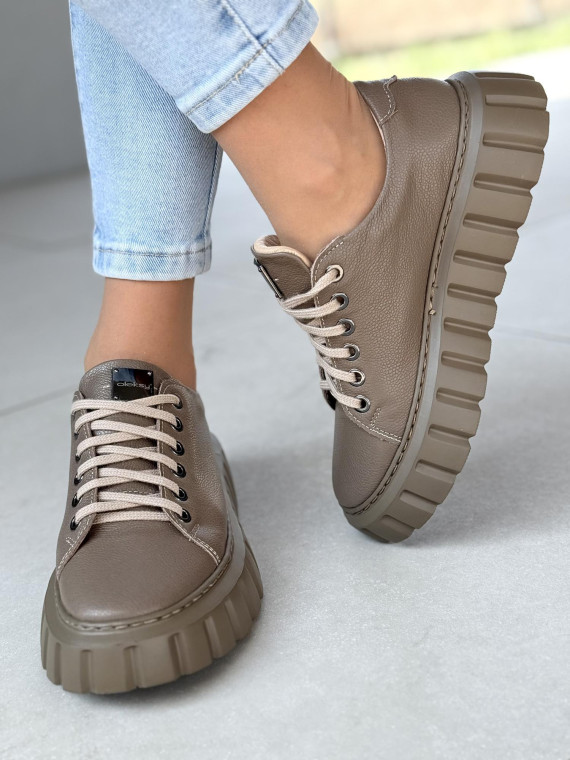 Sneakers ze skóry naturalnej OLEKSY Polskiej produkcji