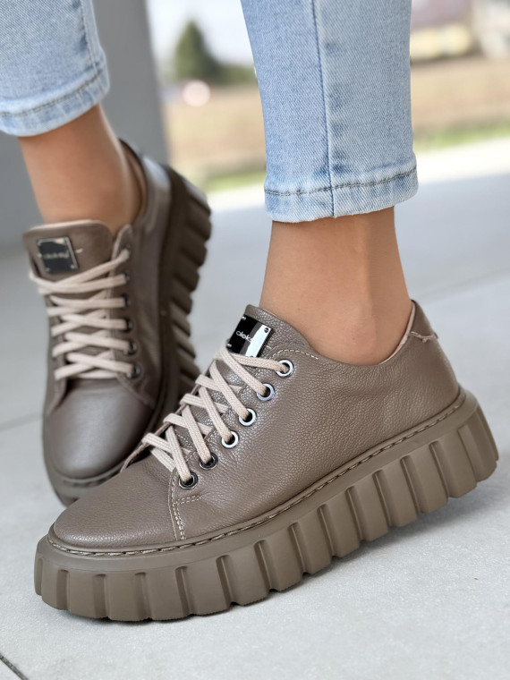 Sneakers ze skóry naturalnej OLEKSY Polskiej produkcji