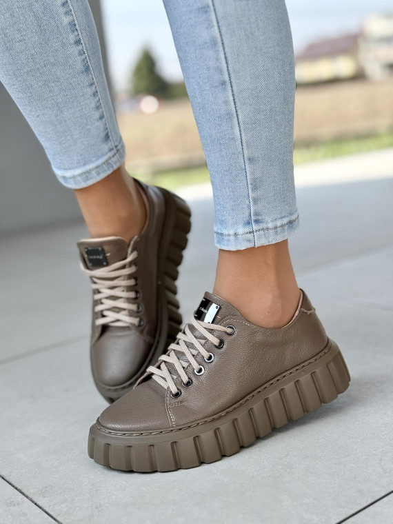 Sneakers ze skóry naturalnej OLEKSY Polskiej produkcji